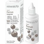 Minerals70 Liquid Ferrum koncentrát s vysokým obsahem železa 100 ml – Hledejceny.cz