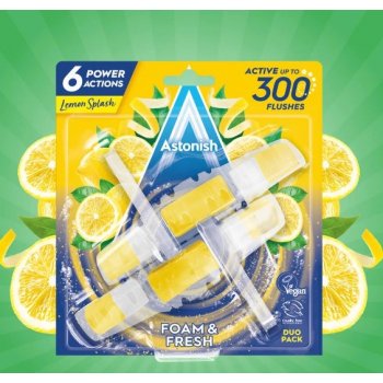 Astonish Fizz & Fresh aktivní tablety do WC Lemon 8 ks