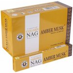 Vijayshree Vonné Tyčinky Golden Nag Amber Musk 15 g – Hledejceny.cz