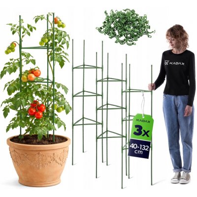 Podpora pro rostliny Kadax kovová 132 cm 3 ks – Hledejceny.cz