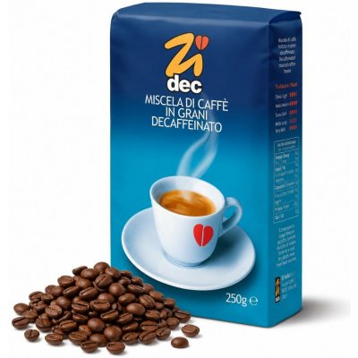 Zidec káva bez kofeinu zrnková 250 g – Hledejceny.cz