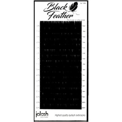 Jolash Řasy Black Feather Šroub D 0,12 MIX mm – Zboží Mobilmania