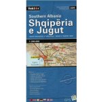 Albánie Jih Albania South 1:200t mapa – Hledejceny.cz