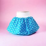 Dětská dívčí balónová sukně s bílými hvezdičkami modrá – Hledejceny.cz