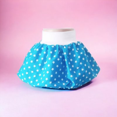 Dětská dívčí balónová sukně s bílými hvezdičkami modrá – Hledejceny.cz