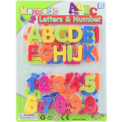 Magnetická čísla a písmena karta – Zboží Dáma