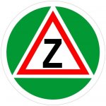 Sheron Samolepka na auto "Začátečník" o průměru 11 cm – Zboží Dáma