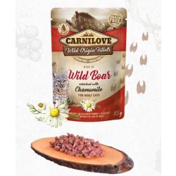 CARNILOVE cat ADULT WILD Boar chamomile 24 x 85 g