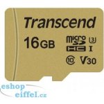 Transcend microSDHC 16 GB UHS-I U3 TS16GUSD500S – Zboží Mobilmania