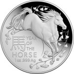 Royal Australian Mint Stříbrná mince Rok koně 2026 konvexní proof 1 oz – Zbozi.Blesk.cz