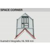 Příborník do zásuvky Příborník BLUM ORGA-LINE sada misek pro Space Corner 600 mm ZSI.450BI3E