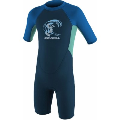 O'Neill Toddler Reactor Boys II 2 mm Back Zip S/S slate/light aqua/ocean – Hledejceny.cz