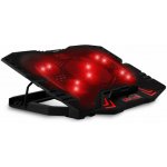 Chladící podložka pod notebook EVOLVEO Ania 5R, chladicí podstavec pro notebook, červené podsvícení (ANIA5R) – Sleviste.cz
