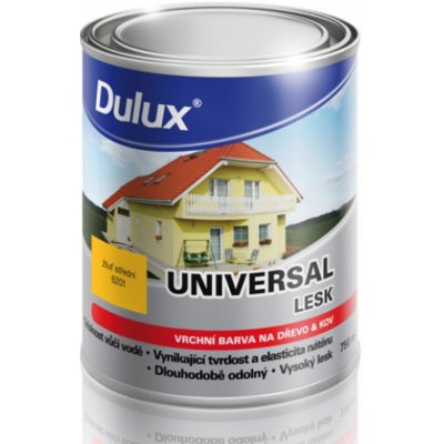 Dulux Universal lesk 0,375 l bílá – Zboží Mobilmania