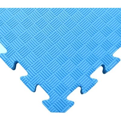 TATAMI PUZZLE podložka - Jednobarevná - 100x100x1,3 cm - podložka fitness modrá – Sleviste.cz