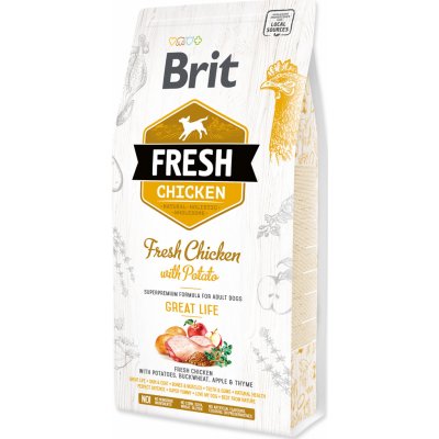 Brit Fresh Chicken with Potato Adult Great Life 2,25 kg