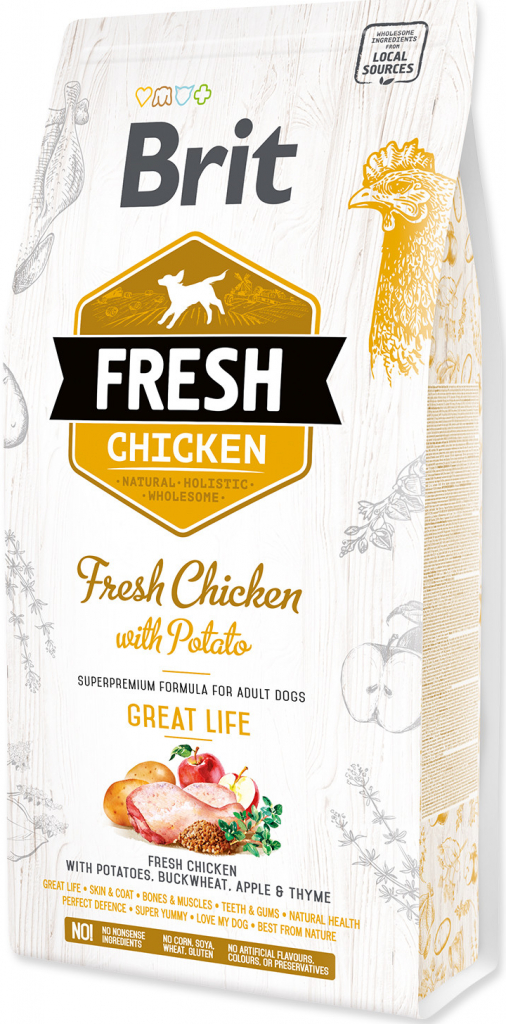 Brit Fresh Chicken with Potato Adult Great Life 2,25 kg