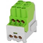 Eleman Blok pro rozdělení fází UVB 100 PE, 1pól., 101A, 1000V, zelený – Zboží Mobilmania