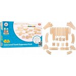 Bigjigs Rail Dřevěné koleje set 25 dílů – Zboží Dáma