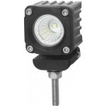 LED světlo mini čtvercové, 1x10W, 36x36mm, rozptýlený paprsek, ECE R10 – Hledejceny.cz