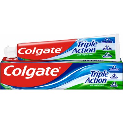 Colgate Triple Action Xtra White zubní pasta 75 ml – Zbozi.Blesk.cz