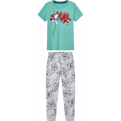 Chlapecké pyžamo zelená šedá – Hledejceny.cz