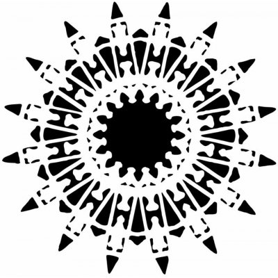 Šablona TCW 12"x12" (30,5x30,5 cm) - Native Star – Sleviste.cz