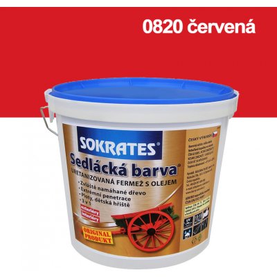Sokrates Sedlácká barva 2 l červená – Hledejceny.cz