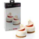 Pavoni Forma silikonová design Delice3D polokoule rýhovaná 30x18 ml – Zboží Dáma