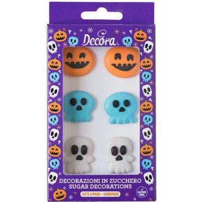 Cukrová dekorace halloween, 6ks Decora – Zbozi.Blesk.cz