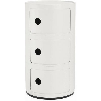 Kartell Componibili Mat 3box matný bílý – Hledejceny.cz