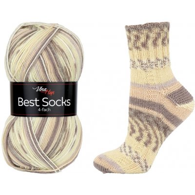 Best Socks - Vlna Hep - Ponožková příze 4 nitka Barva: 7076