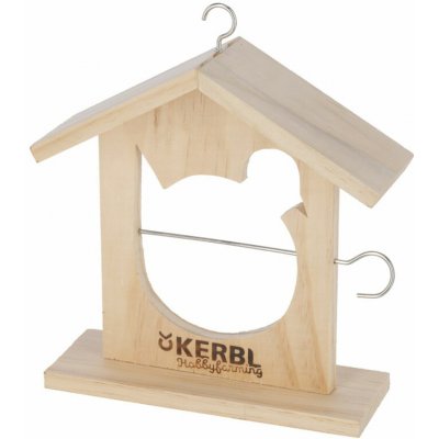 Kerbl Soli Závěsné krmítko pro ptáky držák na lojové kuličky 17 x 22 x 19 cm dřevo 87042 – Hledejceny.cz