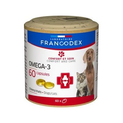 Francodex Omega 3 Capsules pes, kočka 60 tbl – Zbozi.Blesk.cz