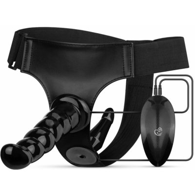 Easytoys Fetish Collection Vibrating Strap On Set – Zboží Dáma