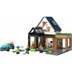 LEGO® City 60398 Rodinný dům a elektromobil – Hledejceny.cz