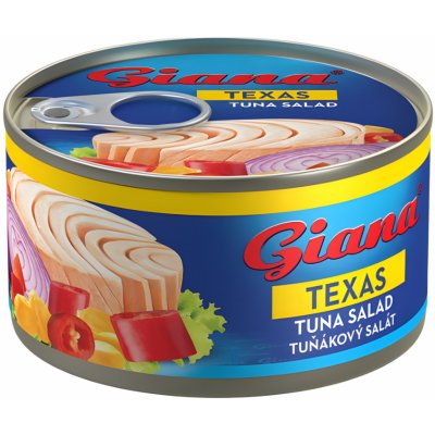 Giana tuňákový salát Texas 48 x 185 g – Zboží Mobilmania