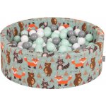 Divio suchý bazén 90x30 cm + 200 míčků vzor 204 – Sleviste.cz