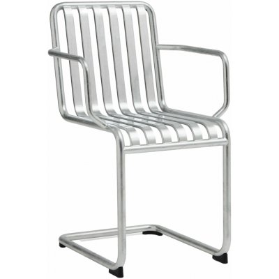 HAY Zahradní židle Palissade Cantilever Armchair, Galvanised – Hledejceny.cz