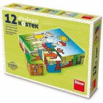 Dino obrázkové kostky Pejsek a kočička – Zboží Dáma