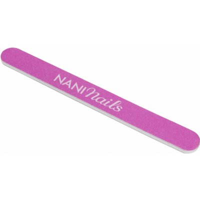 NANI pilník na nehty 180/240 Neon Pink – Zboží Dáma
