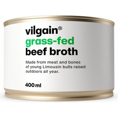Vilgain Grass-Fed hovězí vývar 400 ml – Sleviste.cz