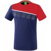 Dětské tričko Erima 5-C triko Tmavě modrá červená