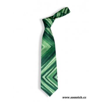 Soonrich kravata zelená Duha kor023
