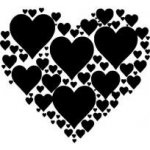 Artemiss Srdce ze srdíček plastová šablona 176 G 29x29cm – Hledejceny.cz