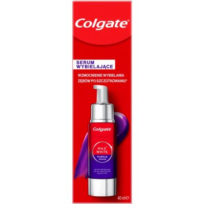 Colgate Bělicí sérum Max White Purple 40 ml – Sleviste.cz