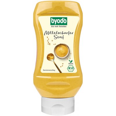 Byodo Hořčice středně pálivá bio BIO VEGETARIAN 300 ml – Zboží Dáma