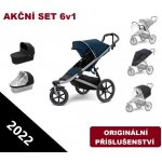 Thule Urban Glide 2 Alu / Majolica Blue 2021 + pláštěnka + ochranná síť + madlo + korba + pláštěnka na korbičku – Zboží Mobilmania