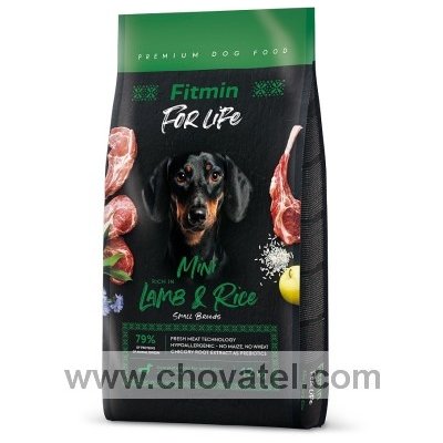 Fitmin dog For Life Lamb & Rice Mini 3 x 12kg
