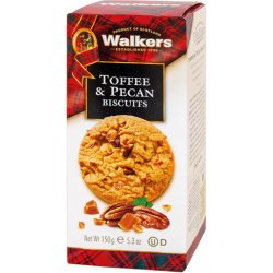 Walkers Sušenky s karamelem a pekan ořechy 150 g